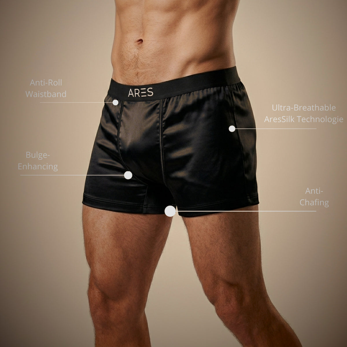 Ares Boxer in seta | Comfort per tutto il giorno