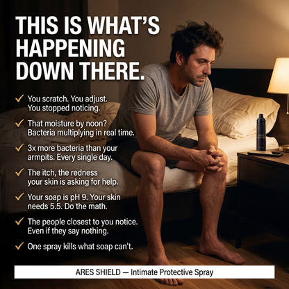 ARES Shield - Spray protettivo intimo per uomo