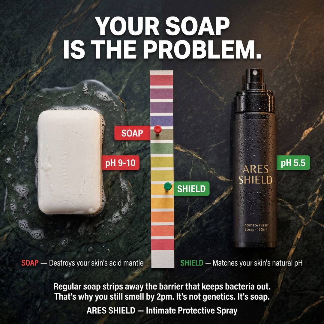 ARES Shield - Spray protettivo intimo per uomo