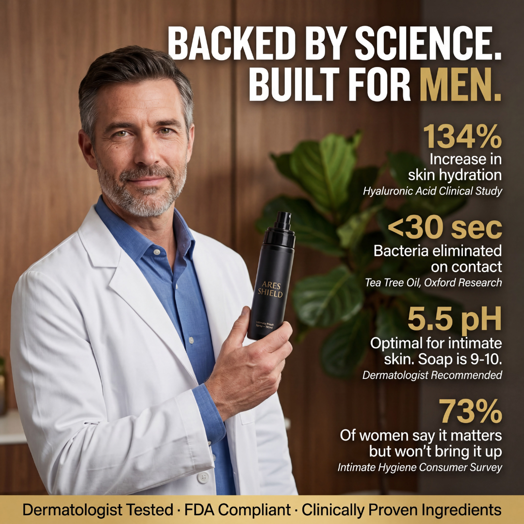 ARES Shield - Spray protettivo intimo per uomo