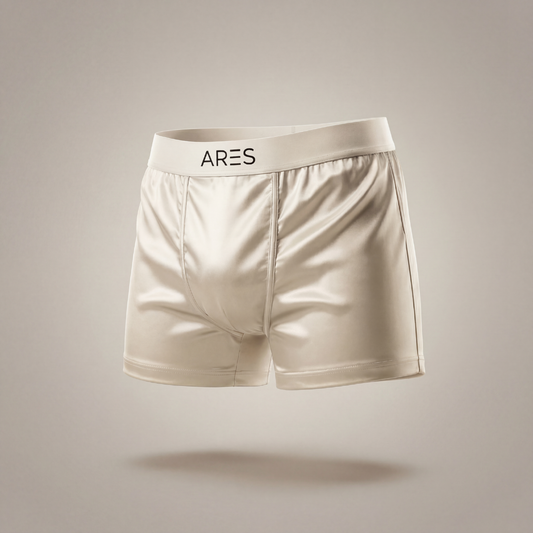 Boxer in seta premium | Comfort per tutto il giorno Bianco (NOVITÀ)