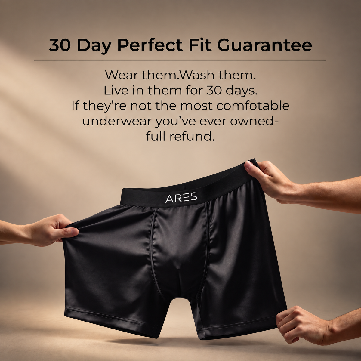 Ares Boxer in seta | Comfort per tutto il giorno