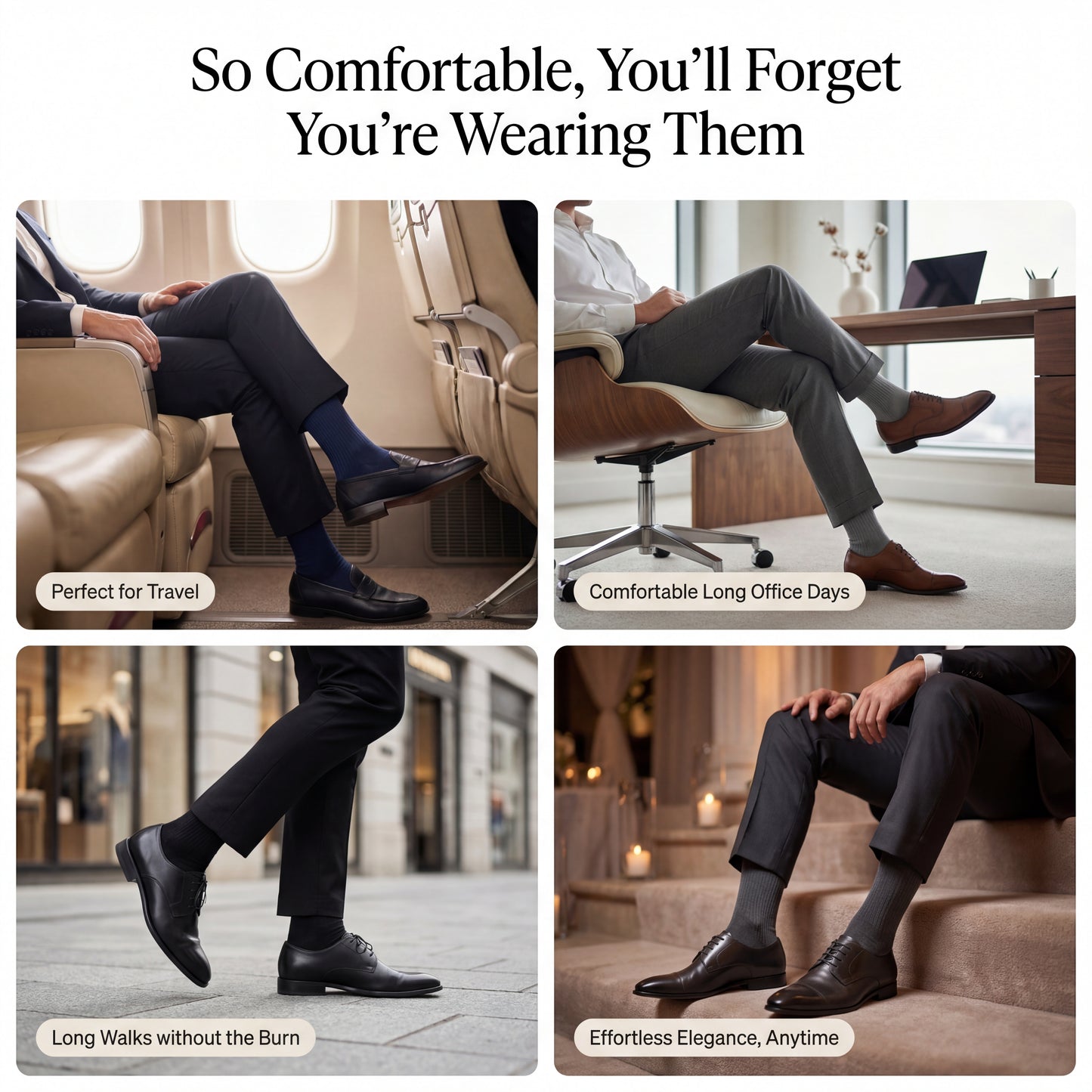 Calze di seta di alta qualità | Comfort per tutto il giorno (NUOVO)